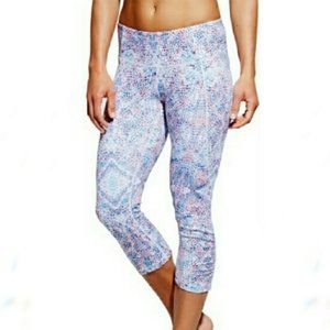 Calia Kaleidoscope Capri Leggings Snake Print Sz S